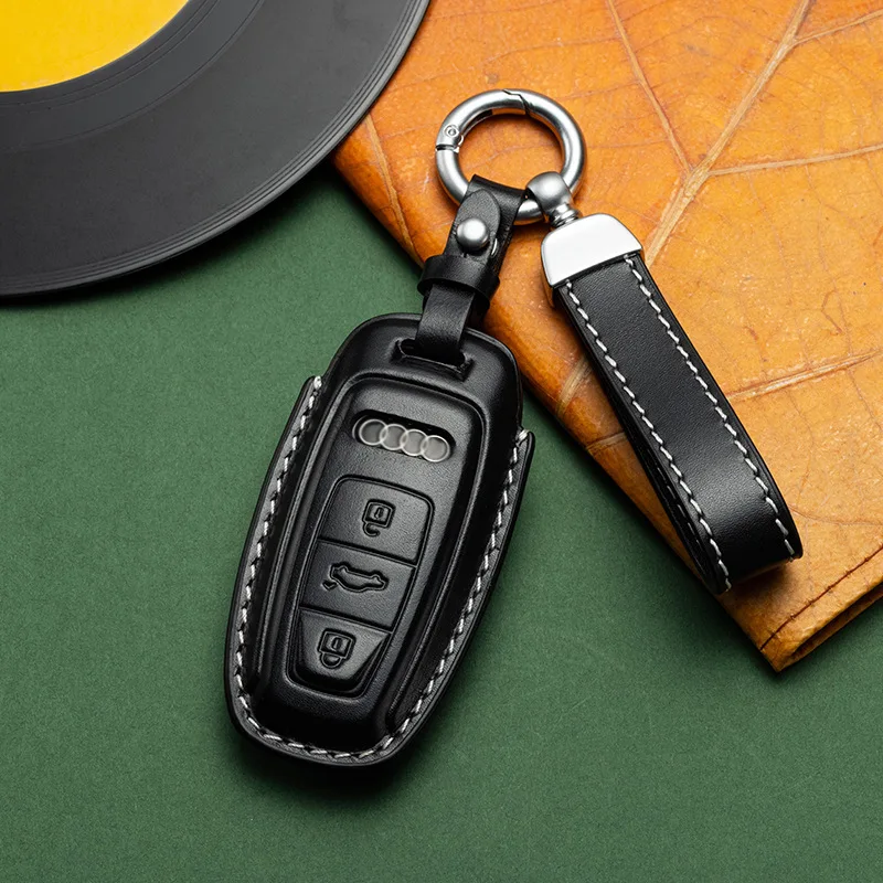 

Car key bag for Au-di car key cover S5/7/A4/6/8L/Q5L/Q7/A3/5/TTS leather bag