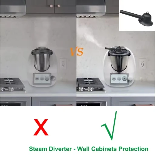 محول البخار لملحقات Thermomix TM5 TM6 دليل الهواء لطباخ الضغط أنبوب عادم تحويل البخار المضاد للحرق