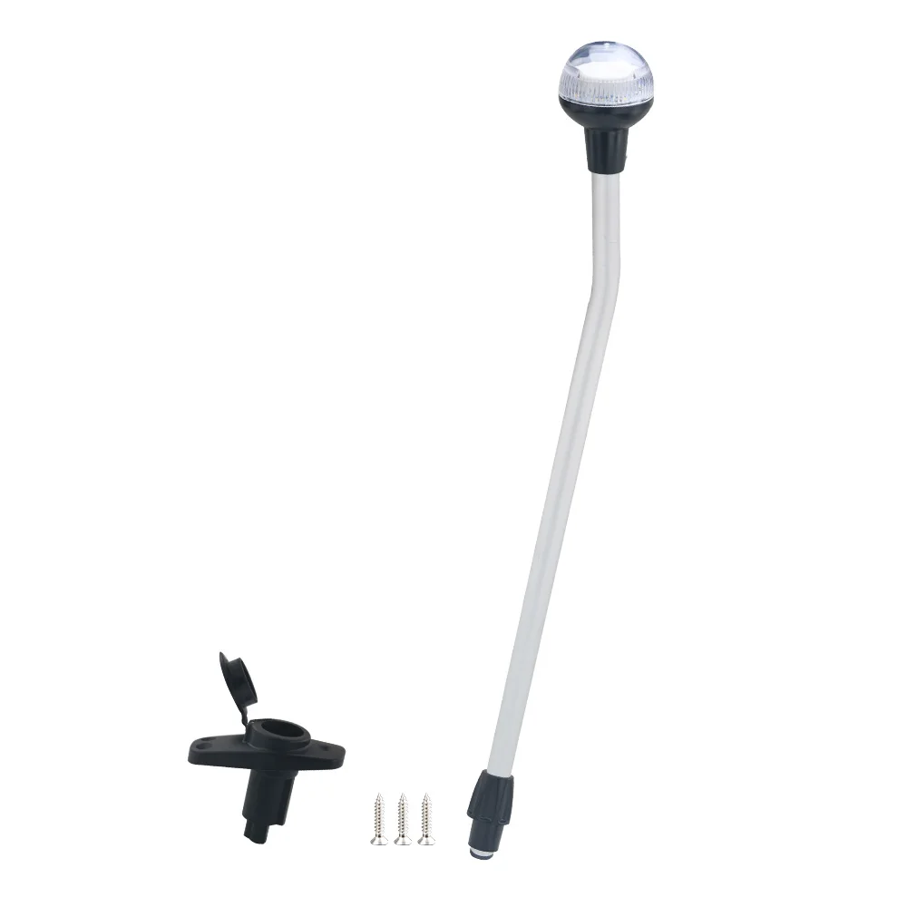 

STLF 2 NM 12V White Stainless Steel Tube Stern Light 135 Boat Marine Navigator Anchor Light