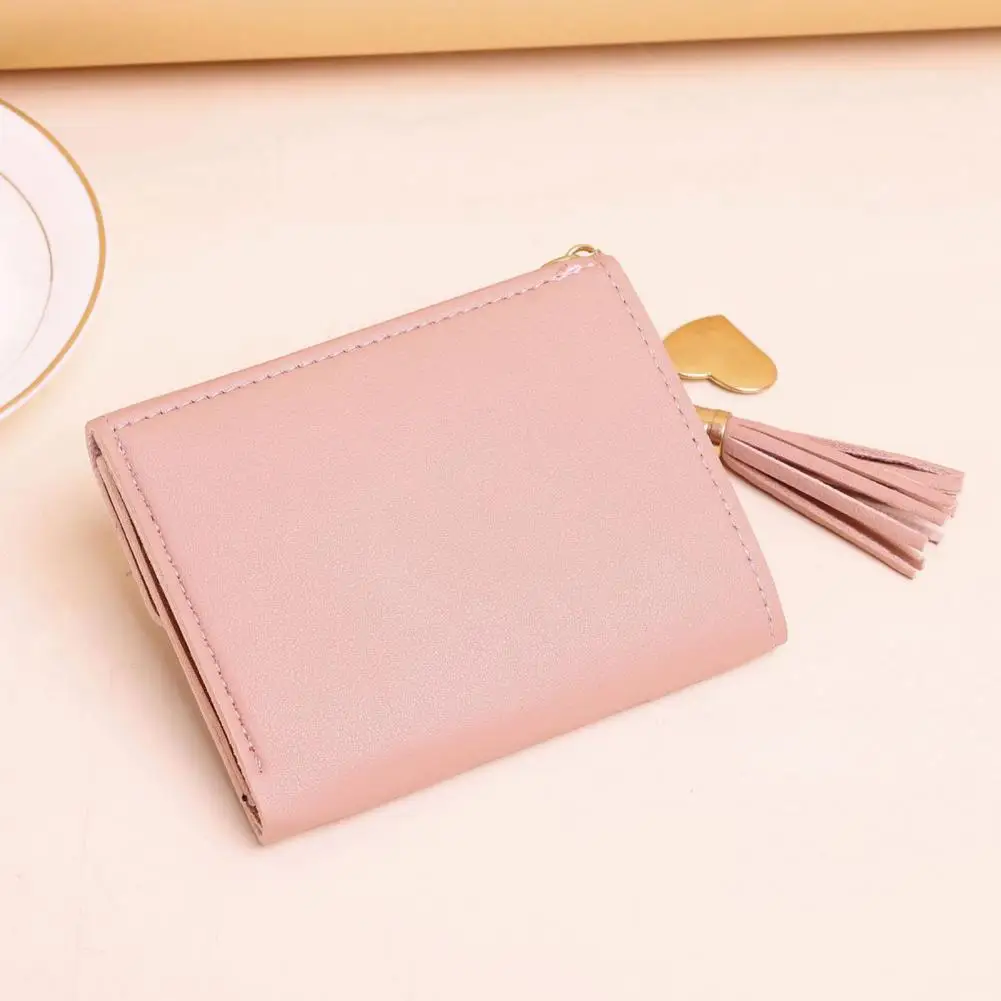 Small Purse for Women Women Slim Card Wallet with Id Window Zippered Coin Pocket Travel Wallet Long Stylish Card for Shopping