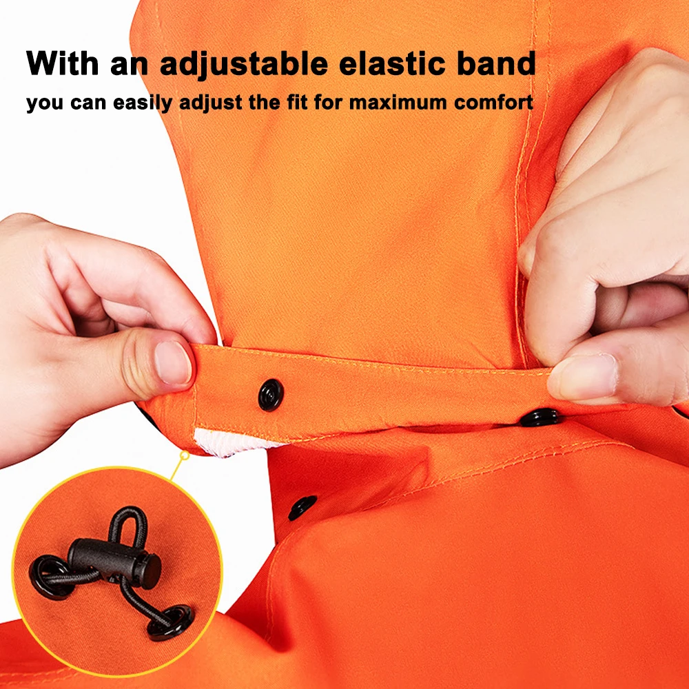 

SULAITE мотоциклетный дождевик, легкий комплект плащи для верховой езды, водонепроницаемая дышащая куртка и брюки с бахилом