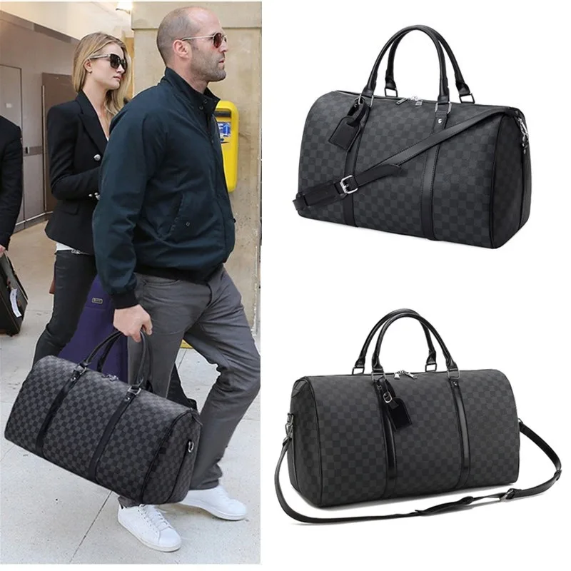 

Модная мужская сумка с ручкой, роскошная дорожная сумка-тоут, мужская сумка для фитнеса большой вместимости, сумка через плечо, деловая сумка для багажа