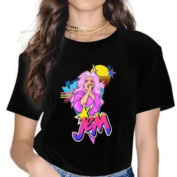 RETRO 80S JEM Jem And The Holograms Women T Shirt Fashion Unisex Polyester Crewneck TShirt Harajuku