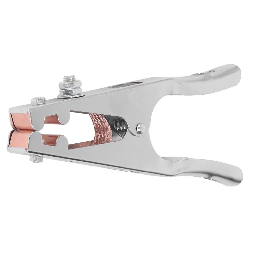 2pcs 800A Earth Clamp Copper Material Good Conductivity Ground Clamp Heavy Duty Manual Operation Grounding Clamp Arc Welding
