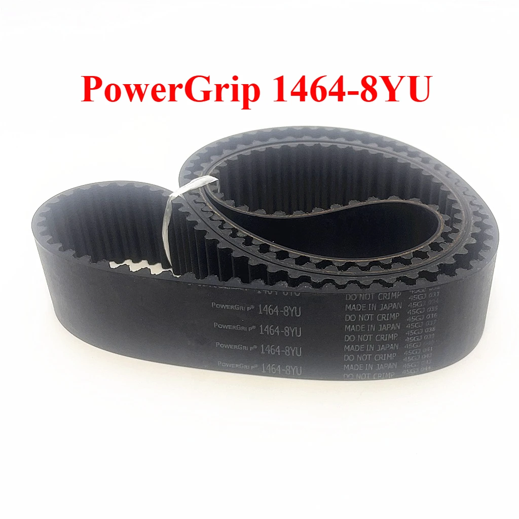 PowerGrip 1464-8YU Arc Tooth Timing Belt 3D Printer Engraving Machine CNC Lathe Robot Spindle Drive Generator Drive Belt