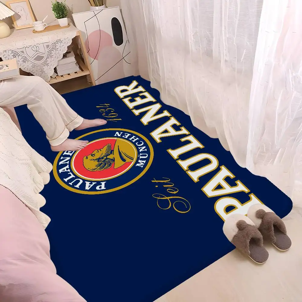 German Beer Paulaner Room Mats Cheaper Anti-slip Modern Living Room Balcony Printed Welcome Rug