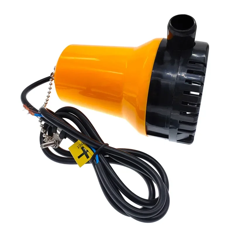 12V 24V zatapialna pompa wodna pompa zęzowa Mini pompa drenażowa kabiny pompa domowa cyrkulacja pompa elektryczna — zdjęcie 5