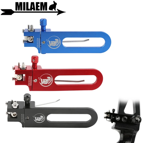 Soporte de flecha de arco recurvo para tiro con arco, ajustable, previene la vibración, aleación de aluminio, soporte de flecha, accesorios de tiro al objetivo de caza