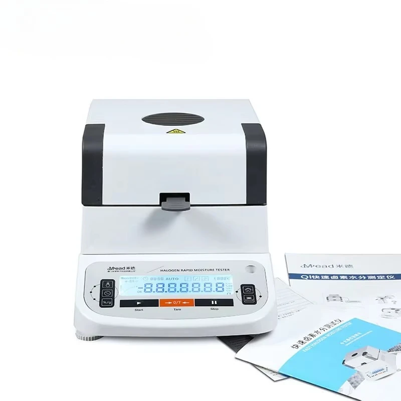 High Precision Halogen Moisture Analyzer Herbal Moisture Tester Sludge Solid Content Detector 0.01g 0.005g 0.001g 0.0001