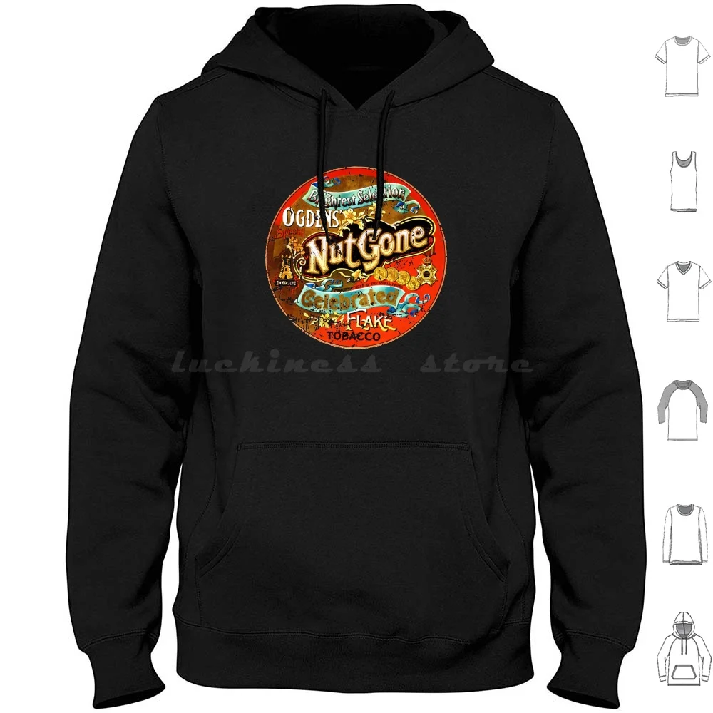 The Small Facesogden's Nut Gone Flake Hoodie Cotton Long Sleeve Small Faces 1960s Music Groovy 60s 1960s Culture 1960s