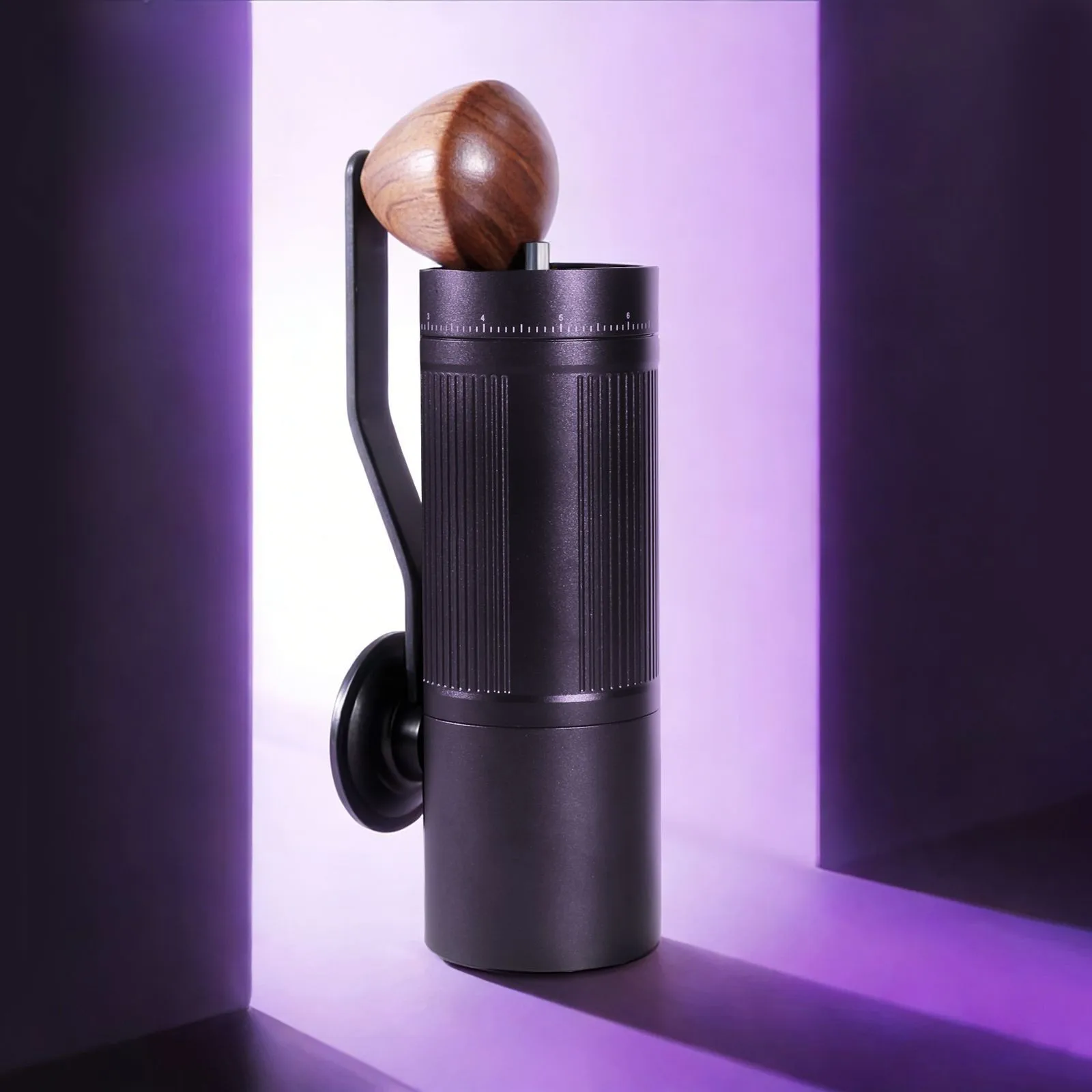 

External Adjustable Manual Coffee Grinder CNC 7-Star Core Portable Outdoor Bean Mill