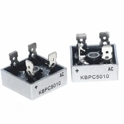 1PCS/lot KBPC5010 diode bridge rectifier diode 50A 1000V KBPC 5010 power rectifier diode electronica componentes In Stock