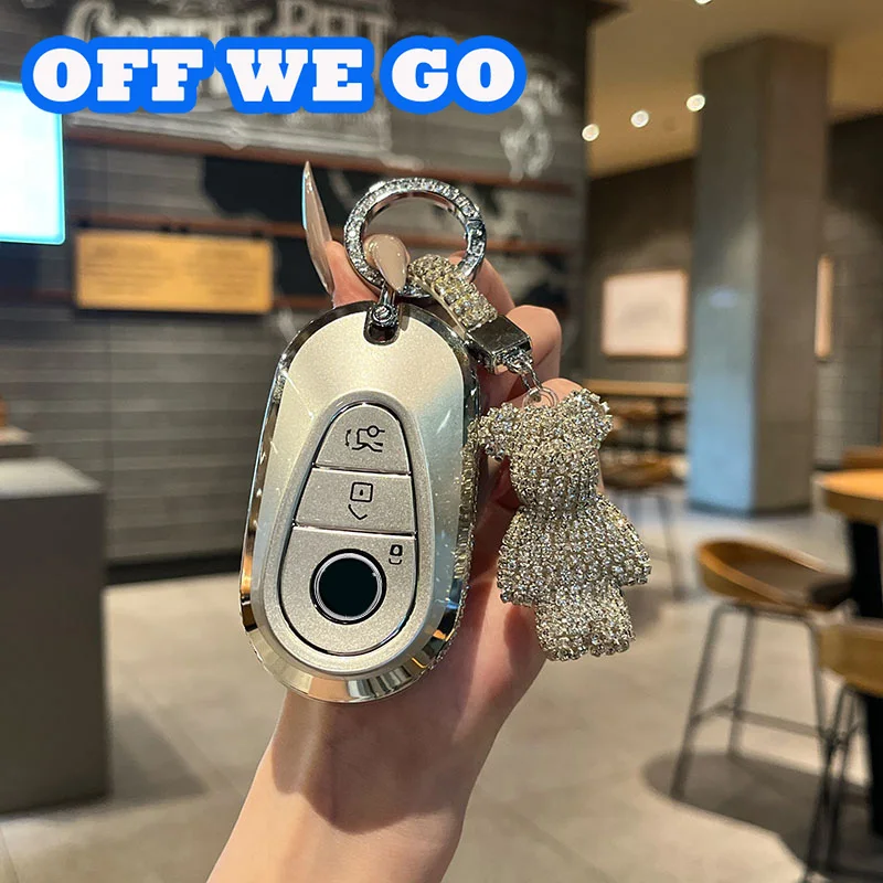 

Для Mercedes Benz Набор ключей Праздничные подарки для Mercedes Benz 2021 C/S Class W223 W206 S350L S400L S450L S500L Чехол для ключей от автомобиля