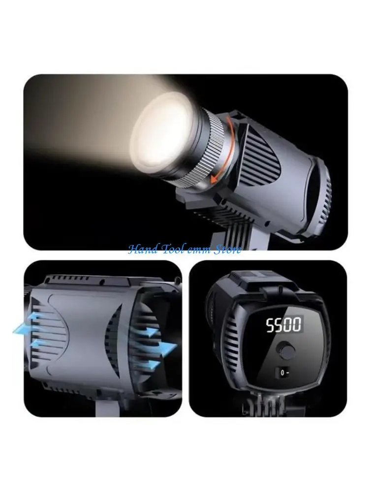 

H37F 40W LED Studio Light Ensures Optimaled for Live Stream and Content Creation with Long Service Bulbs