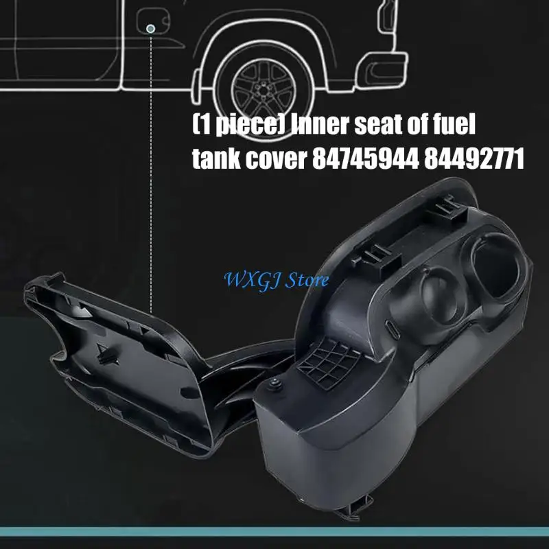 37JE Auto Accessories for 1500 2019-2025 Filler Pipe Housing 84745944 Door Pocket with Spring Hinge