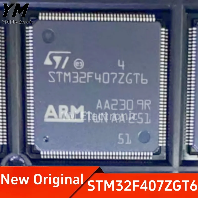 

New Original STM32F407ZGT6 LQFP-144 ARM Cortex-M4 32-bit microcontroller MCU