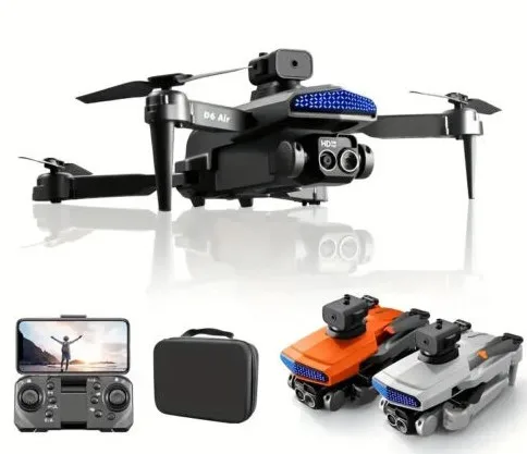 New D6 Pro Brushless Drone HD Dual ESC Camera Obstacle Avoidance Optical Flow Foldable Quadcopter Drones