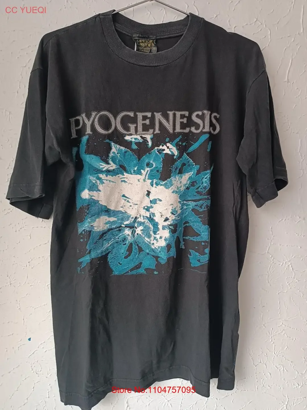 PYOGENESIS Sweet X Rated Nothings Vintage camiseta 1994 vintage lavado ropa de diseñador Top para uso diario ligeramente gráfico