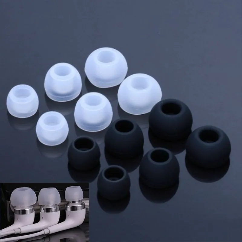 50Pcs Silicone Ear Tips, Ear Buds, Earphone Replacement Ear Pads Covers for Xiaomi Huawei Most In-ear Earphone Accessories