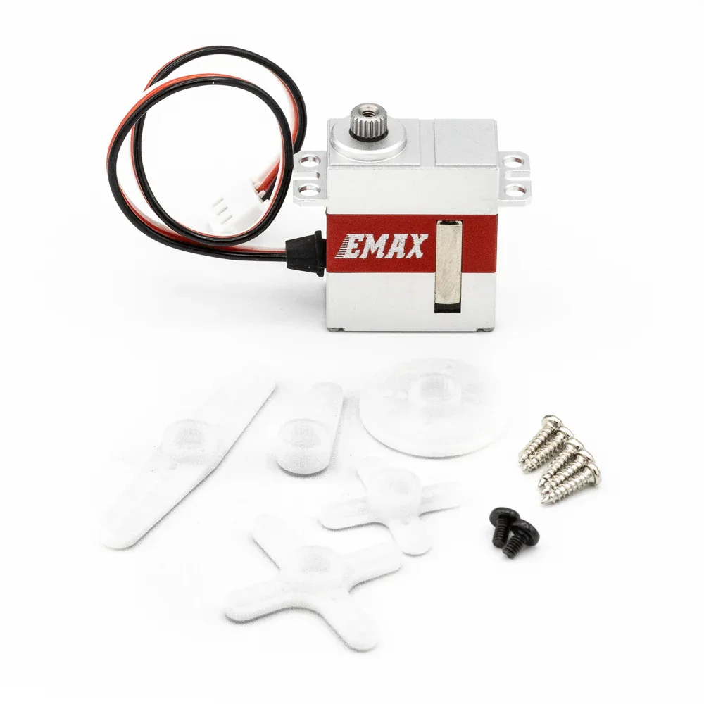 EMAX ES9256HV Cyfrowe Serwo Szeregowe z Metalowymi Przekładniami 0.07s/60 °   4,8V TTL 360 °   Ciągła rotacja dla robotów i modeli RC o stałym skrzydle