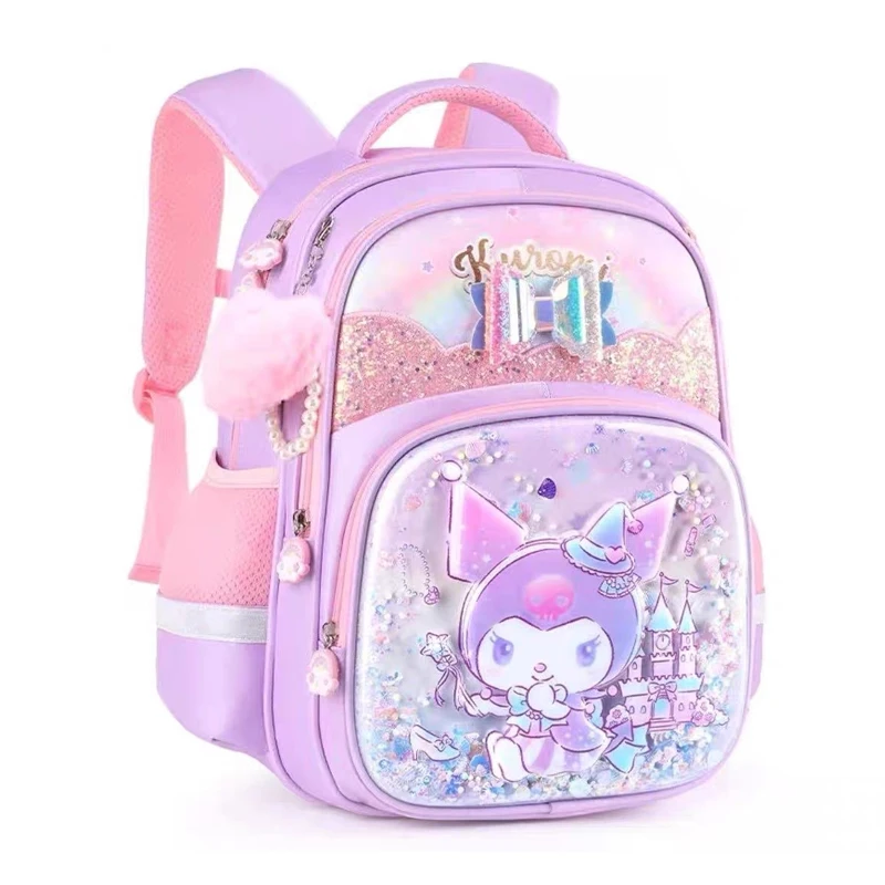 Sanrioed Cinnamoroll Kuromi My Melody Hello Kitty Anime Backpack Cute Schoolbags Cartoon Shoulder Bag Birthday Gift for Friend