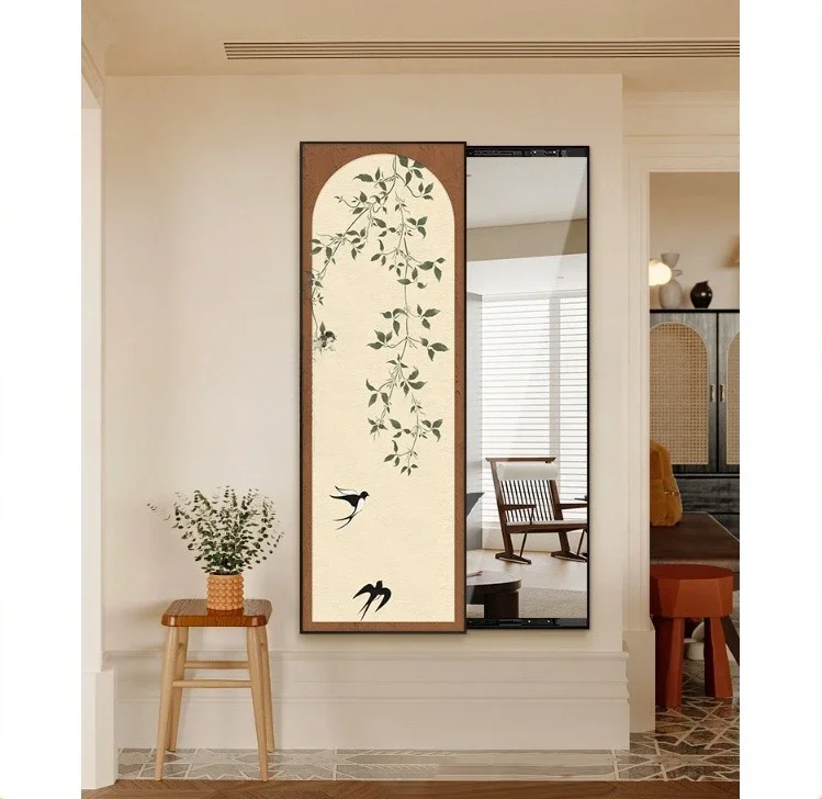 نمط العصور الوسطى، اللوحة الزخرفية، النمط المخفي، كامل الجسم، المرآة، غرفة المعيشة، اللوحة المعلقة، المدخل #3