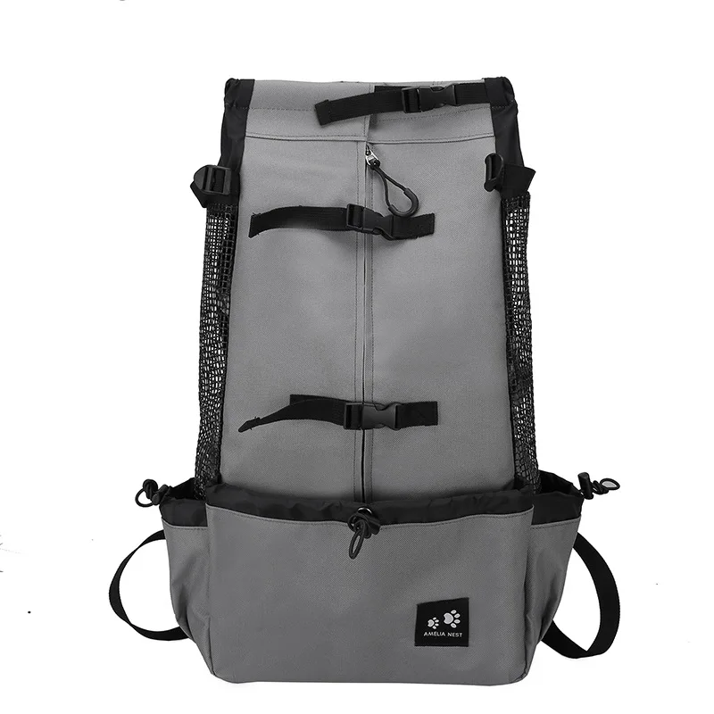 Sterke Nylon Dog Carrier Rugzak Voor Kleine Middelgrote Honden Hoge Kwaliteit Ademend Fietsen Rugzak Voor Outdoor Reizen Dierbenodigdheden