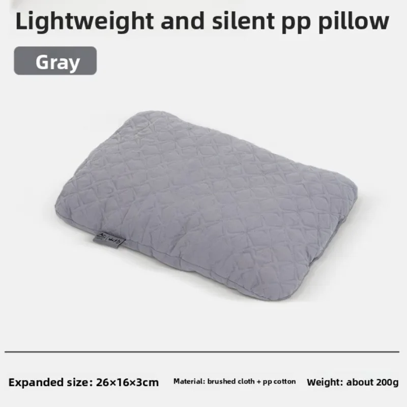 SHANYUE في الهواء الطلق المحمولة Pp وسادة وسادة قابلة للنفخ السفر التخييم التلقائي وسادة الرقبة خفيفة الوزن المحمولة المنزلية