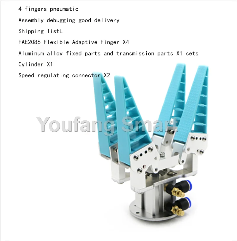 Variant: 4 finger pneumatic