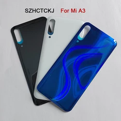 Coperchio posteriore della batteria per Xiaomi Mi A3 MiA3 custodia posteriore in vetro 3D per custodia posteriore per Xiaomi Mi A3 coperchio della batteria posteriore