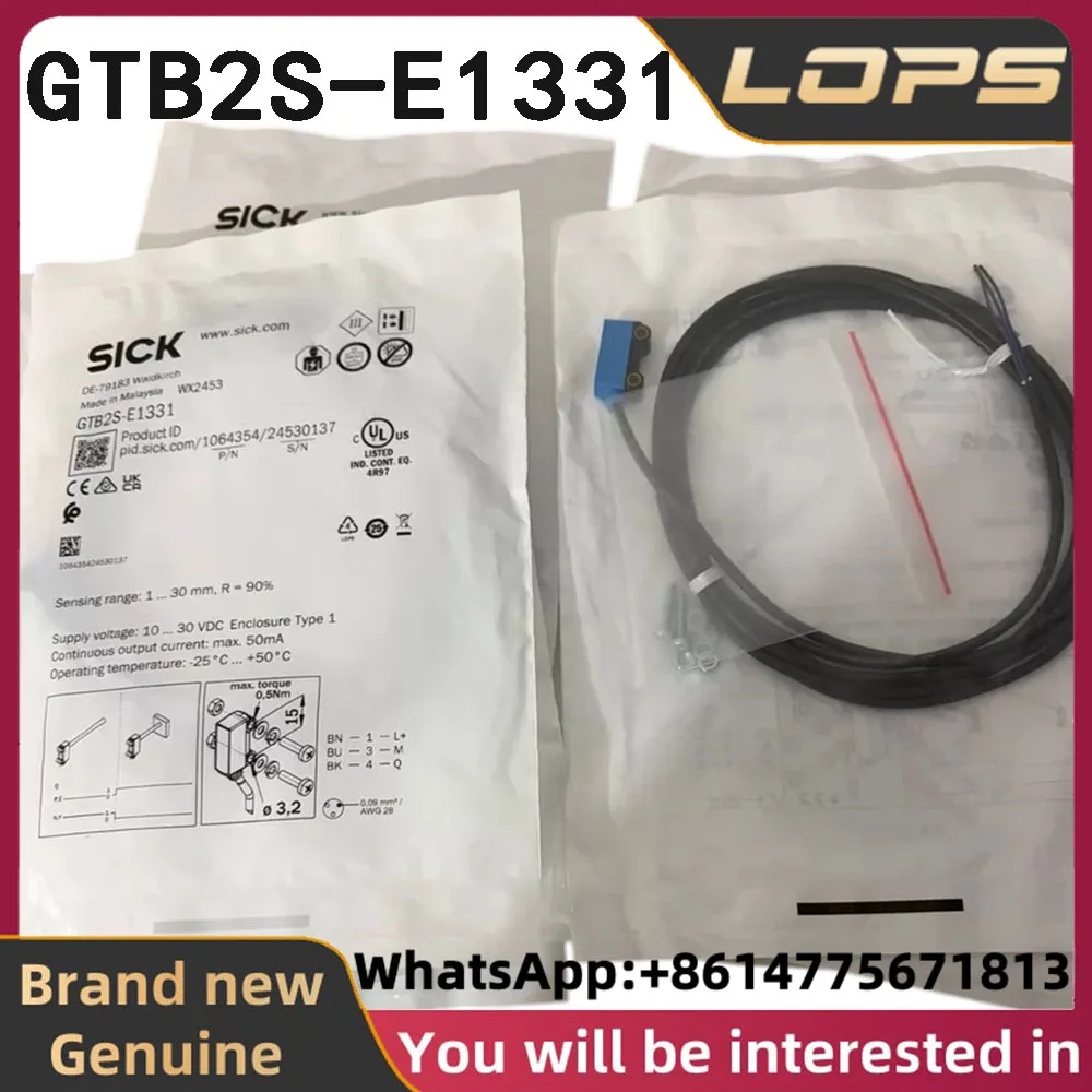 GTB2S-E1331 Brand new original SICK photoelectric sensor part number 1064354 in stock, welcome to consult