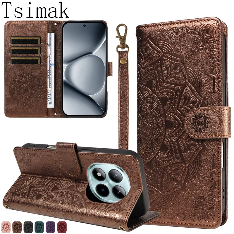 Lederhülle für Redmi Note 15 Pro Case Flip Wallet Funda für Xiaomi Redmi Note 14 15 Pro Plus 14S 14C 15C 4G 5G Handyhülle