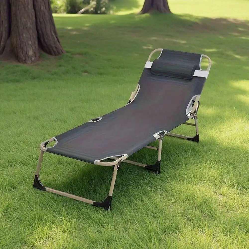

Comfortable Folding Camping Bed For Adults Portable Folding Guest Bed, Suitable For Outdoor Naps, Vacations And Outdoor Camping