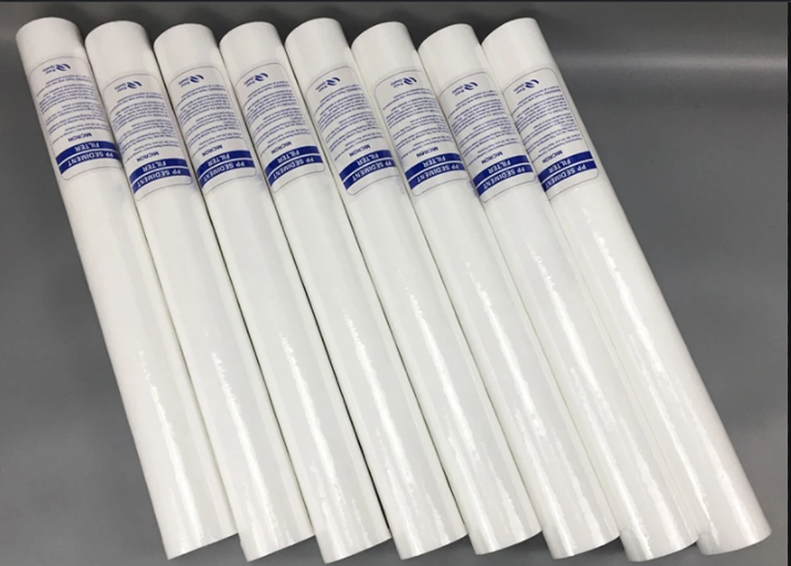 20" Standard-Filterkartusche PP (1 Mikron)/PPF-Wasserfilterkerze/PP-Wasserfilterersatz/Polypropylen-Filterkartusche