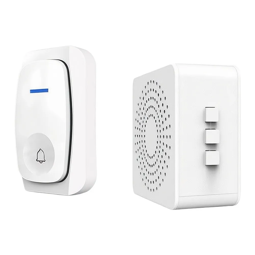 USB Powered Wireless Doorbell for Large Homes Offices Commercial Spaces with 38 Melodies and Multiple Button Support