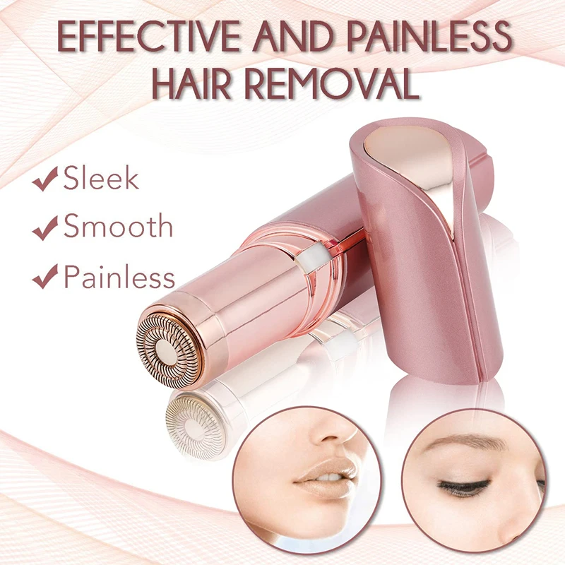 Women's Hair Remover Epilator Face Hair Removal Lipstick Shaver Electric Eyebrow Trimmer Mini Shaver Epilator Hair Removal Tool