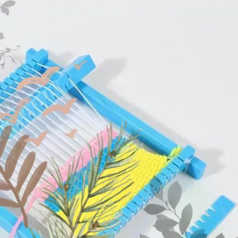 1 Set Kids Technology Handmade Weaving Tool STEM DIY Weaving Loom Kit For Primary Secondary School Students