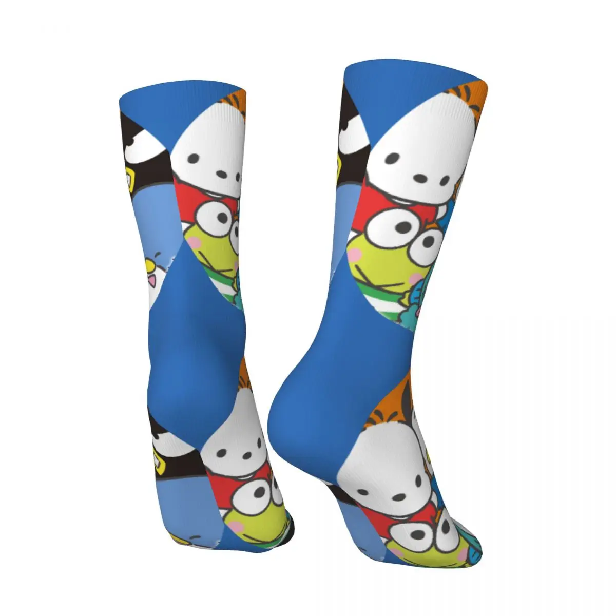 Vintage Cool Penguin Men's compression Socks Unisex Sanrio BADTZ-MARU Harajuku Pattern Printed Novelty Crew Sock