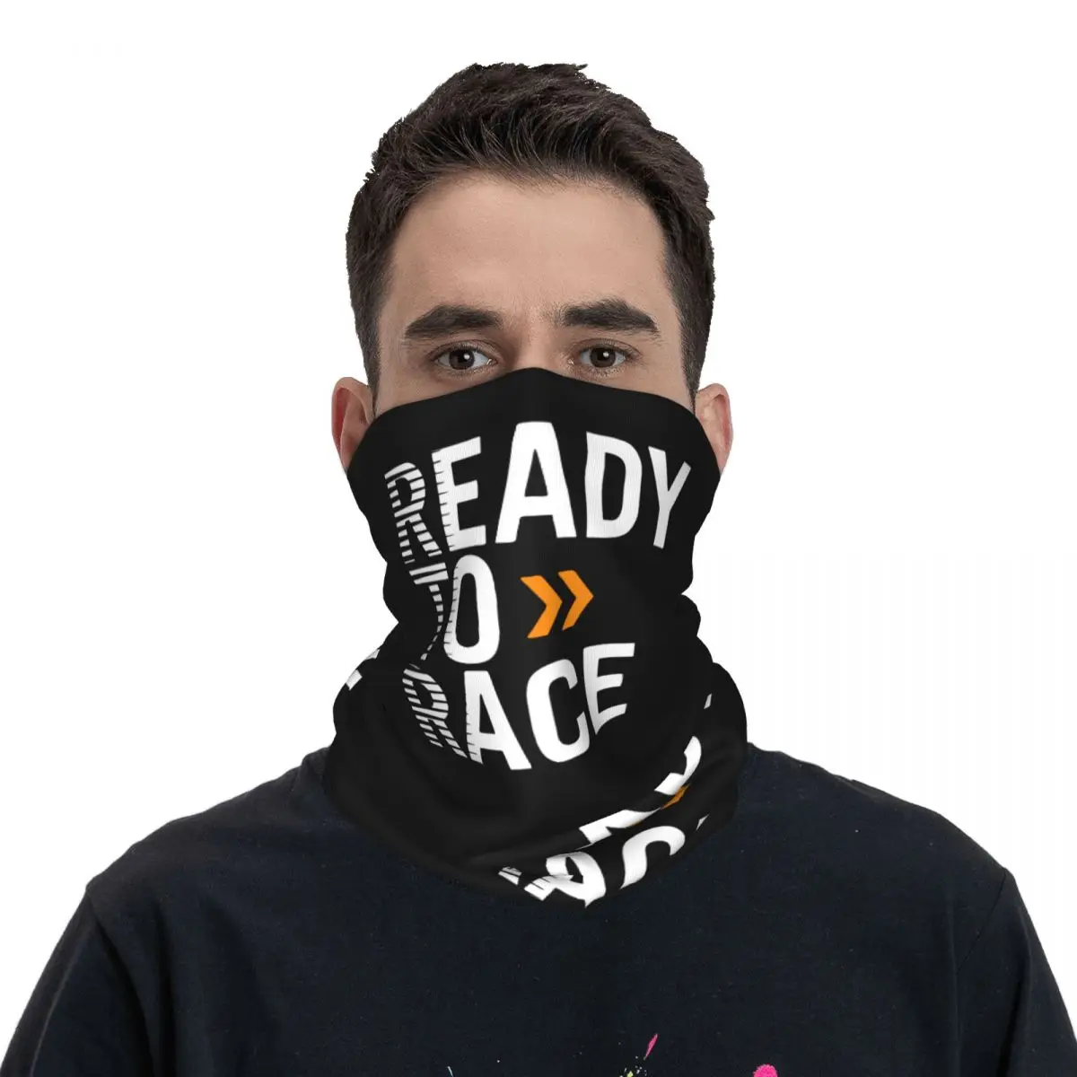 Masque facial coupe-vent imprimé pour homme adulte, écharpe, bandana, cou, motocross, vélo, vie, cagoules, vêtements de sauna, randonnée, prêt à courir