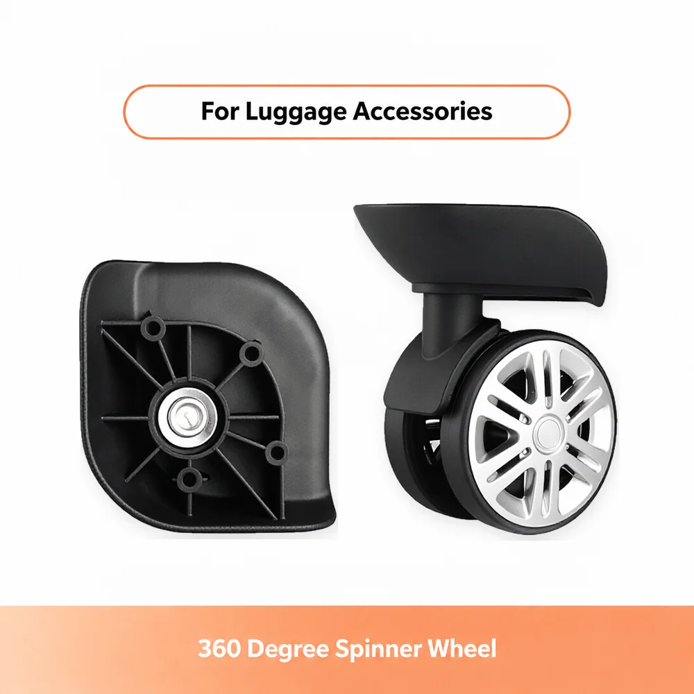 For Delsey T12A Roller Wheel Luggage Wheel Parts Luggage Heat & Wear Resistant Lock Suitcase Repair Wheel