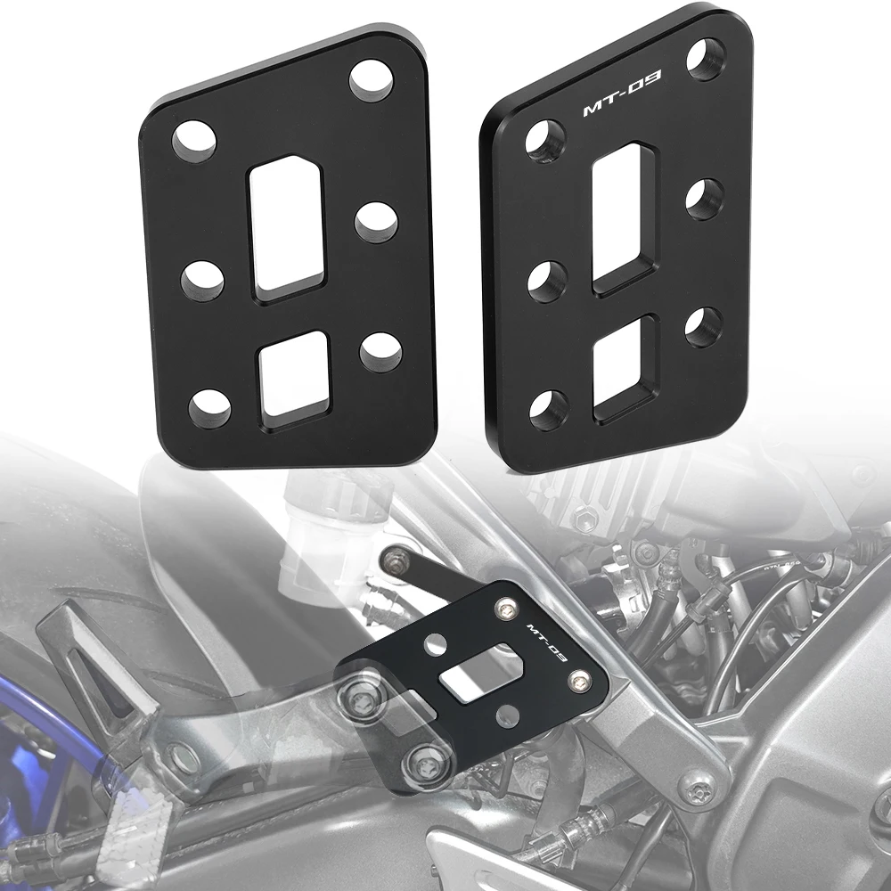 

For Yamaha MT-09 MT09 SP 2021 2022 2023 Adjustable Passenger Footrests Supports Kit Motorcycle Rear Pedal Foot Peg Lowering Kit
