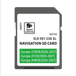 für Skoda Amundsen 2 SAT NAV SD-Karte 32 GB Europa UK 2025 5L 0051236 DS Navigationskarten