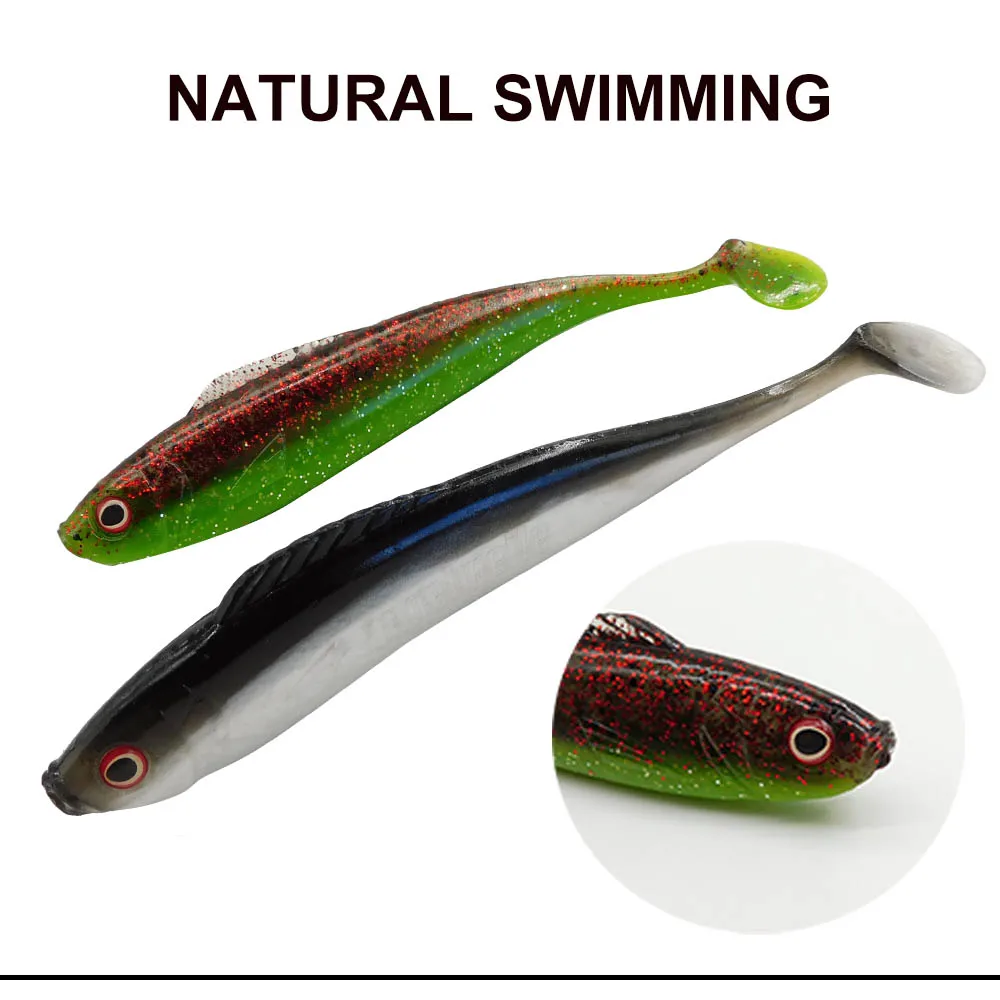 

ESFISHING Soft Bait New Kauli Shad 135mm16g Swimbait Isca Artificial Bass Fishing Lure Tackle