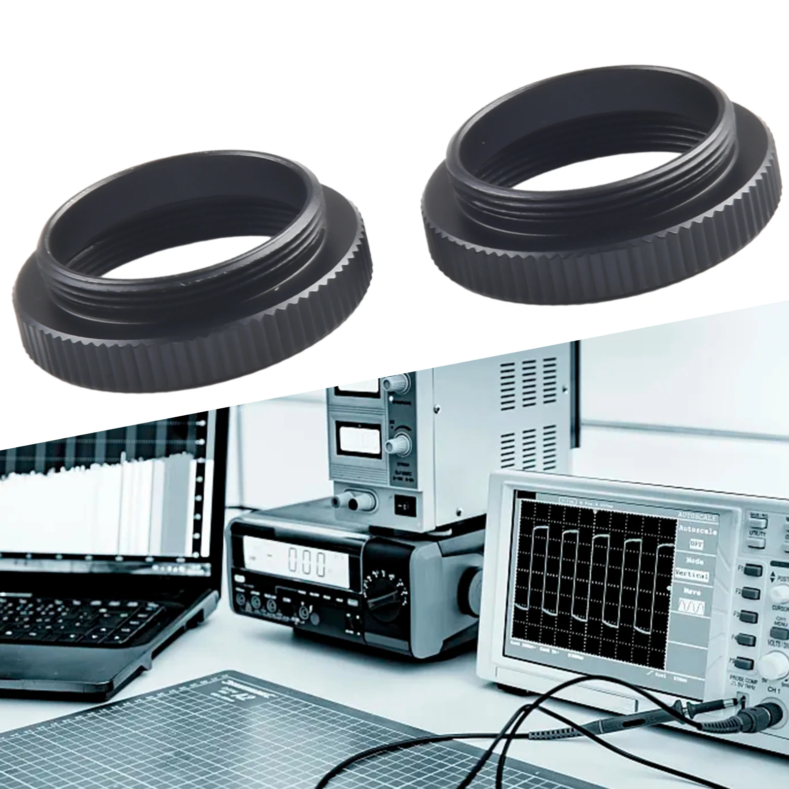 Extension tube adapter ring 5mm for CCTV lenses with C to CS mount conversion for industrial vision applications