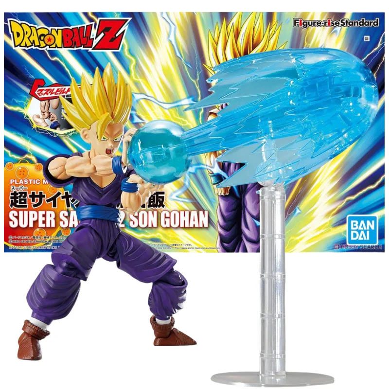 Bandai Figure-Rise Anime Figure Dragon Ball Z Son Gohan Super Saiyan 2 Assembly Model Ornaments Action Figure Toys Gifts