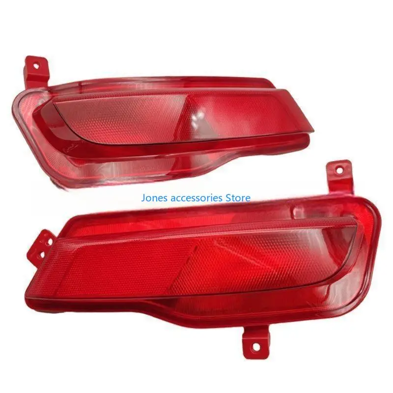 

W8KD Rear Bumper Light Brake Back Fog Reflector Lamp Cover For MG ZS 2017-2019 No Bulb Car Accessories