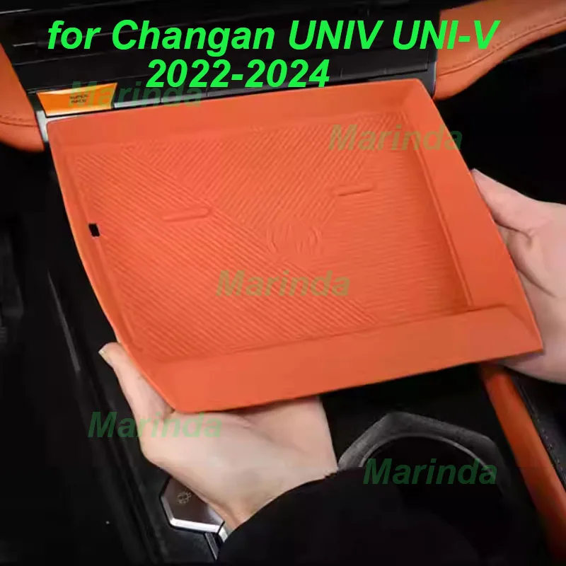 

Car Wireless Charging Pad for Changan UNI-V UNIV 2022-2024 Silicone Anti-slip Center Console Protector Mat Interior Accessories