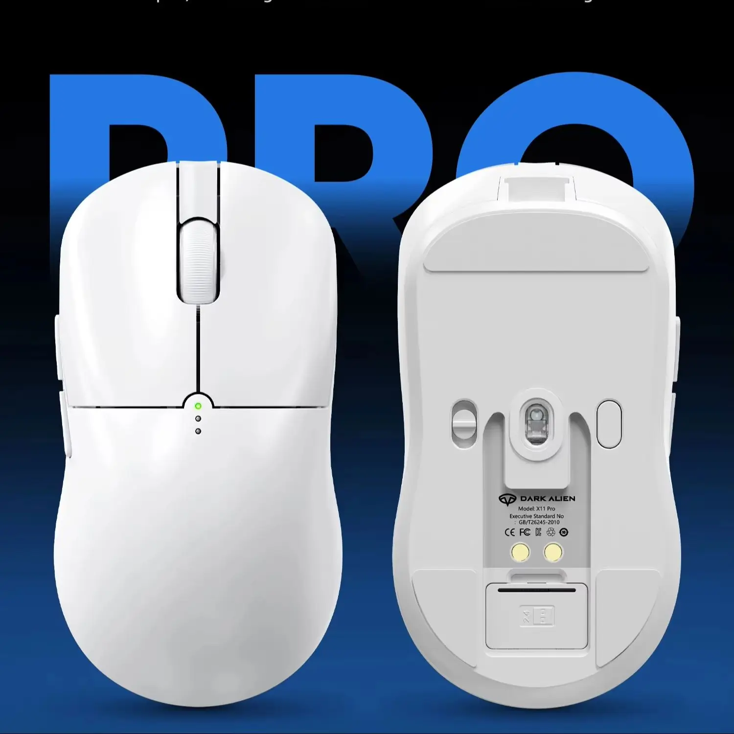 2.4G X11Pro Tri-Mode Wireless Gaming Mouse PAW3311 RGB Backlit 12000DPI Adjustable Mouse With Magnetic Charging Dock For PC
