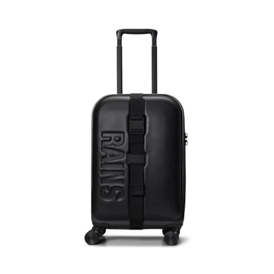 

Texel Cabin Trolley carry-on suitcase for air travel, polycarbonate material, matte black color, ultra-lightweight and scratch-