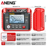 ANENG MH13 Megometro Insulation Earth Megohmmeter Ohm Tester Meter Tester Tool Digital Multimeter High Voltage Resistance